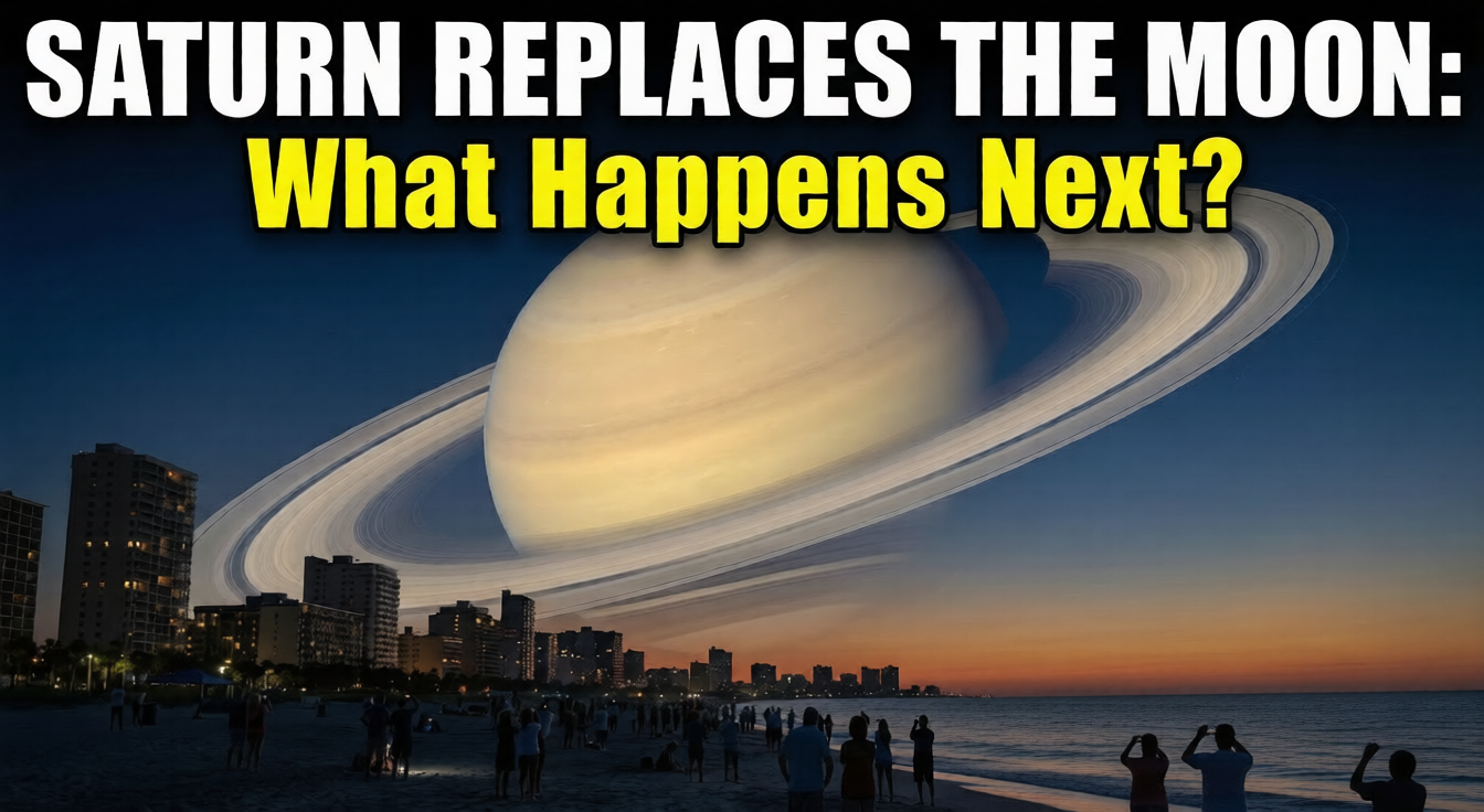 What if Saturn replaced our Moon?