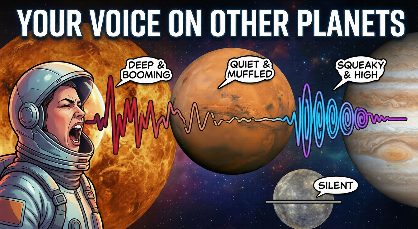 What your voice sounds like on different planets